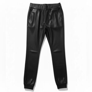 Commando Faux Leather Joggers Black size XS